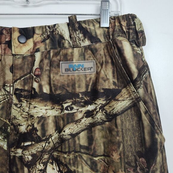 White Water Rain Blocker Hunting Pants Men's L Camo Fully Lined Elastic Waist - Picture 4 of 10